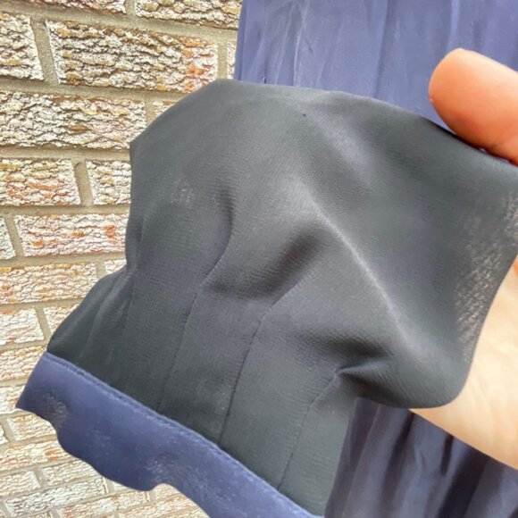 Indigo Silk Dress - Picture 5 of 16